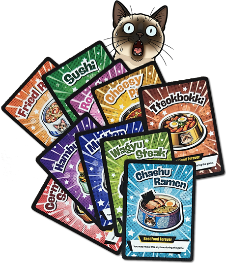 Hangry Kitties card game box